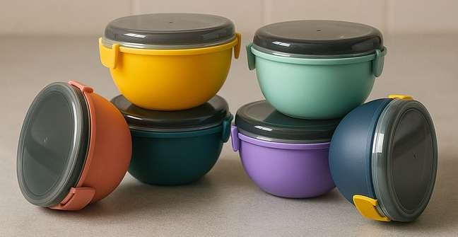 Round Airtight Lunch Box